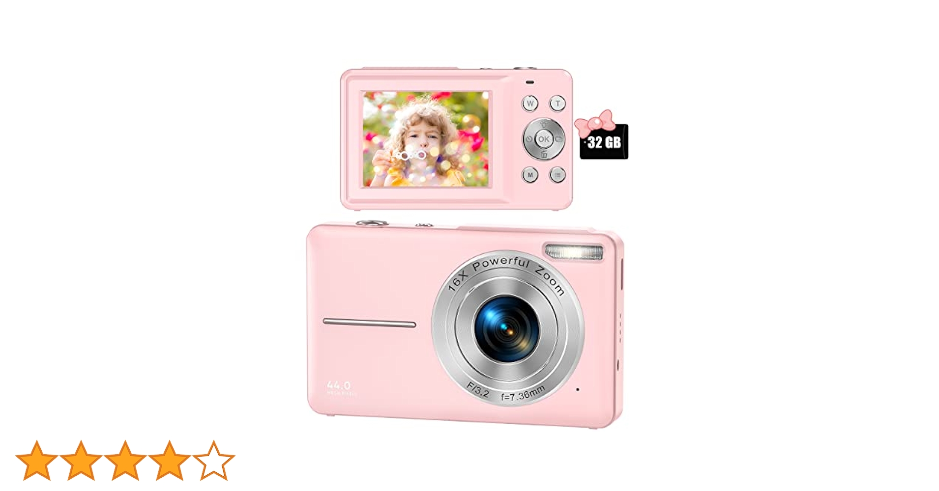 Amazon | デジタルカメラ FHD 1080P 子供用 デジタルカメラ 32GB